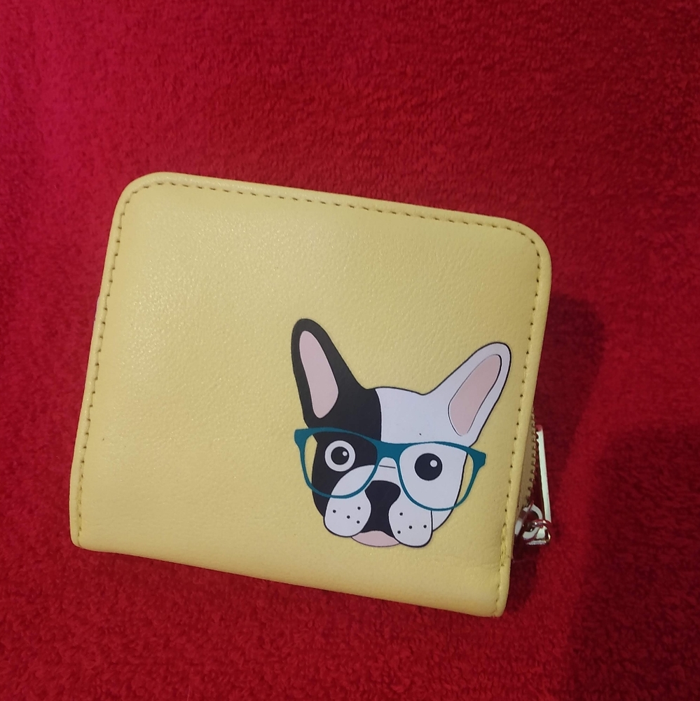 Wallet with dog print